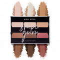 Mon Rêve 3-in-1 Contour Palette Powder – Highlighter, Blush & Contour Makeup Palette – Parabens-Free & Vegan Mineral Makeup Face Sculpting Kit for Light & Dark (03 Deep)