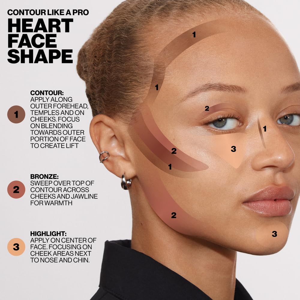 Smashbox Step-By-Step Contour Palette | Sculpt + Glow All-In-One Contour Kit with Blendable + Buildable Formulas