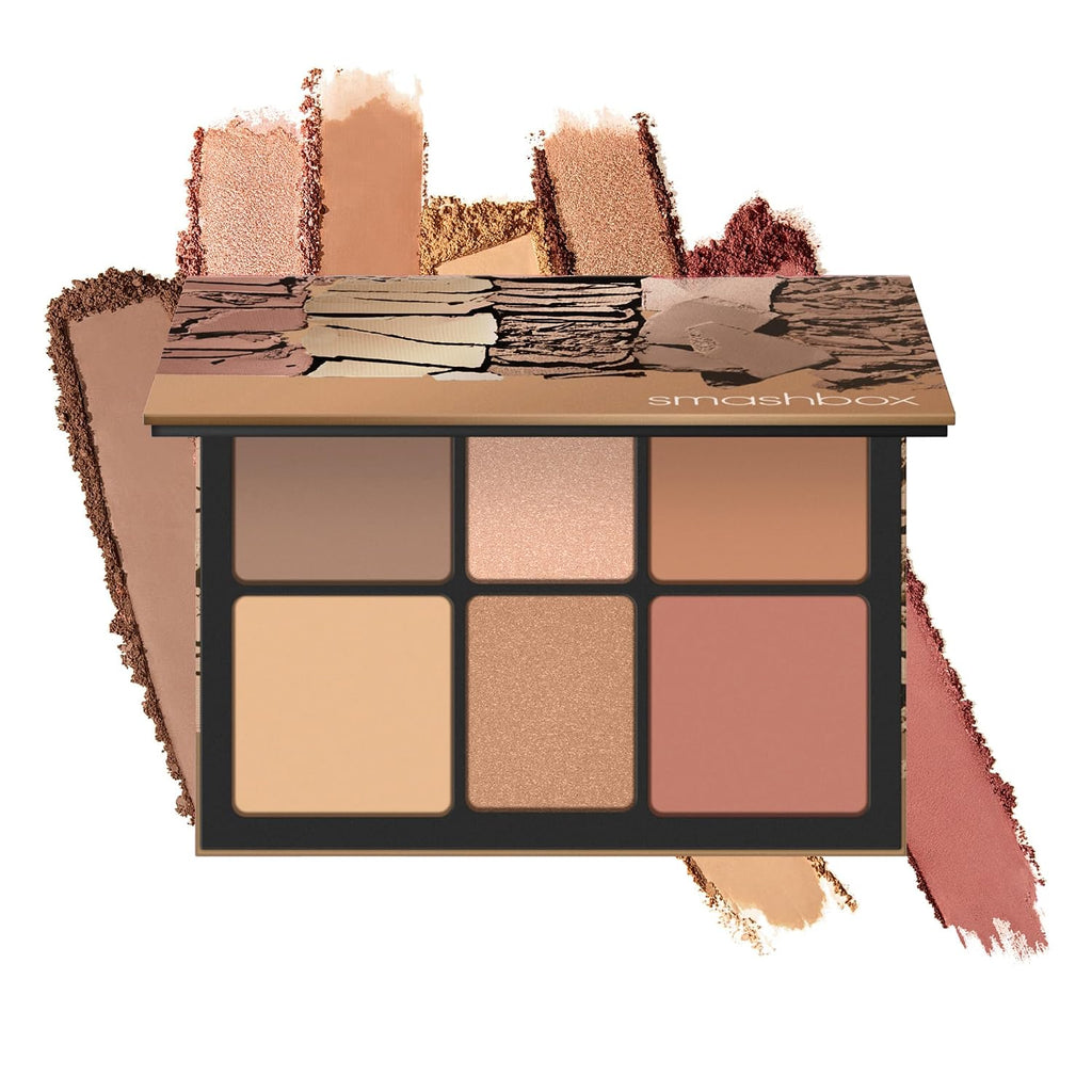 Smashbox The Cali Contour Palette | Six-Shade Contour Kit with Highlighter, Bronzer and Blush to add Dimension + Glow