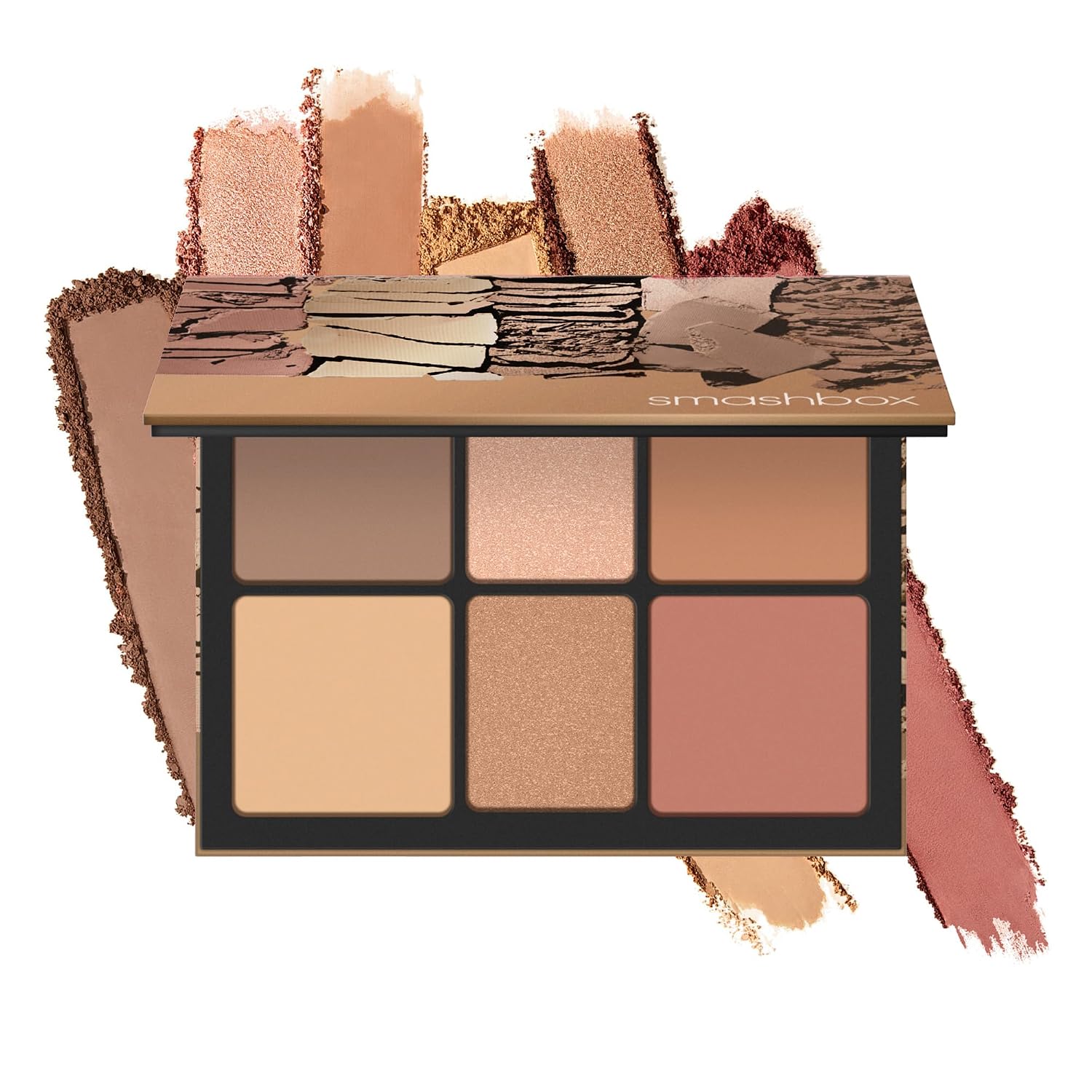 Smashbox The Cali Contour Palette | Six-Shade Contour Kit with Highlighter, Bronzer and Blush to add Dimension + Glow