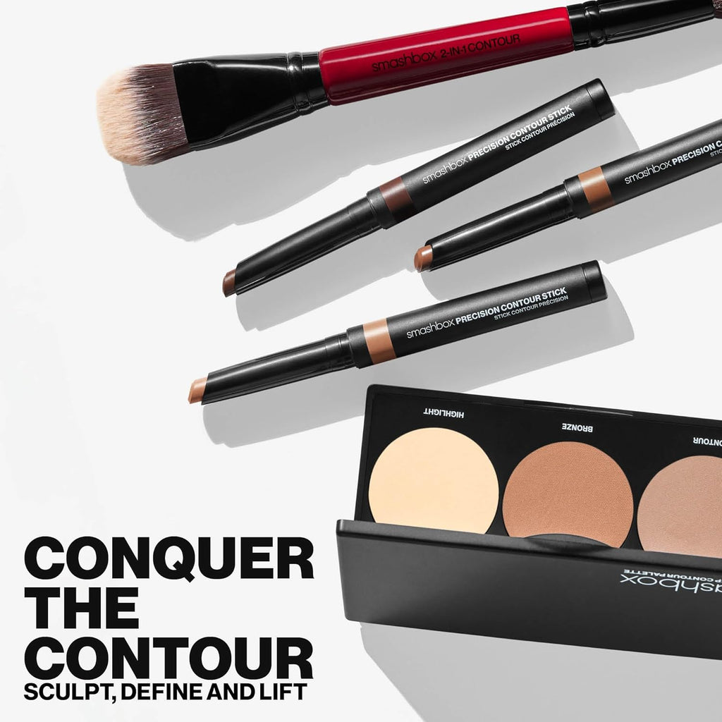 Smashbox Step-By-Step Contour Palette | Sculpt + Glow All-In-One Contour Kit with Blendable + Buildable Formulas