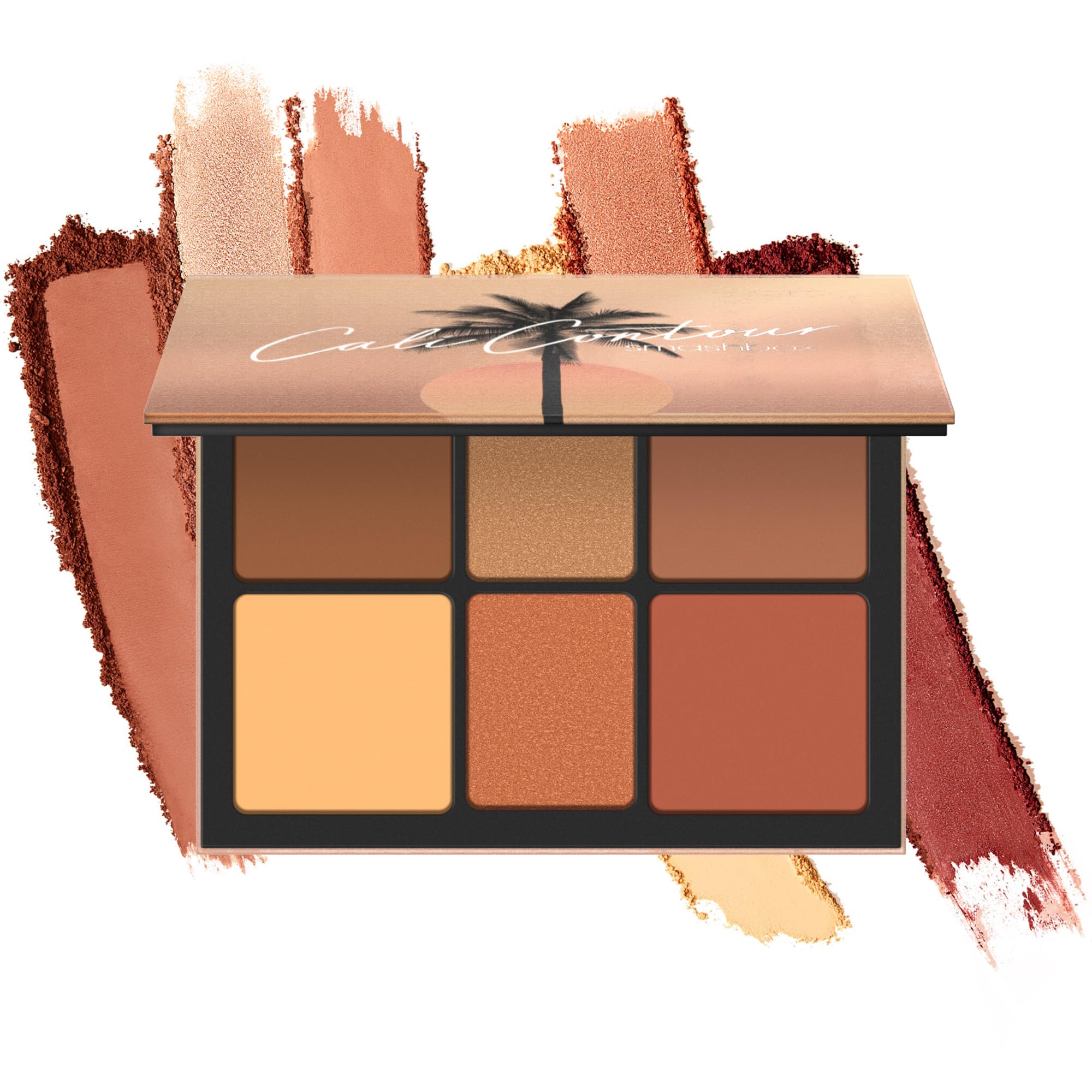 Smashbox The Cali Contour Palette | Six-Shade Contour Kit with Highlighter, Bronzer and Blush to add Dimension + Glow