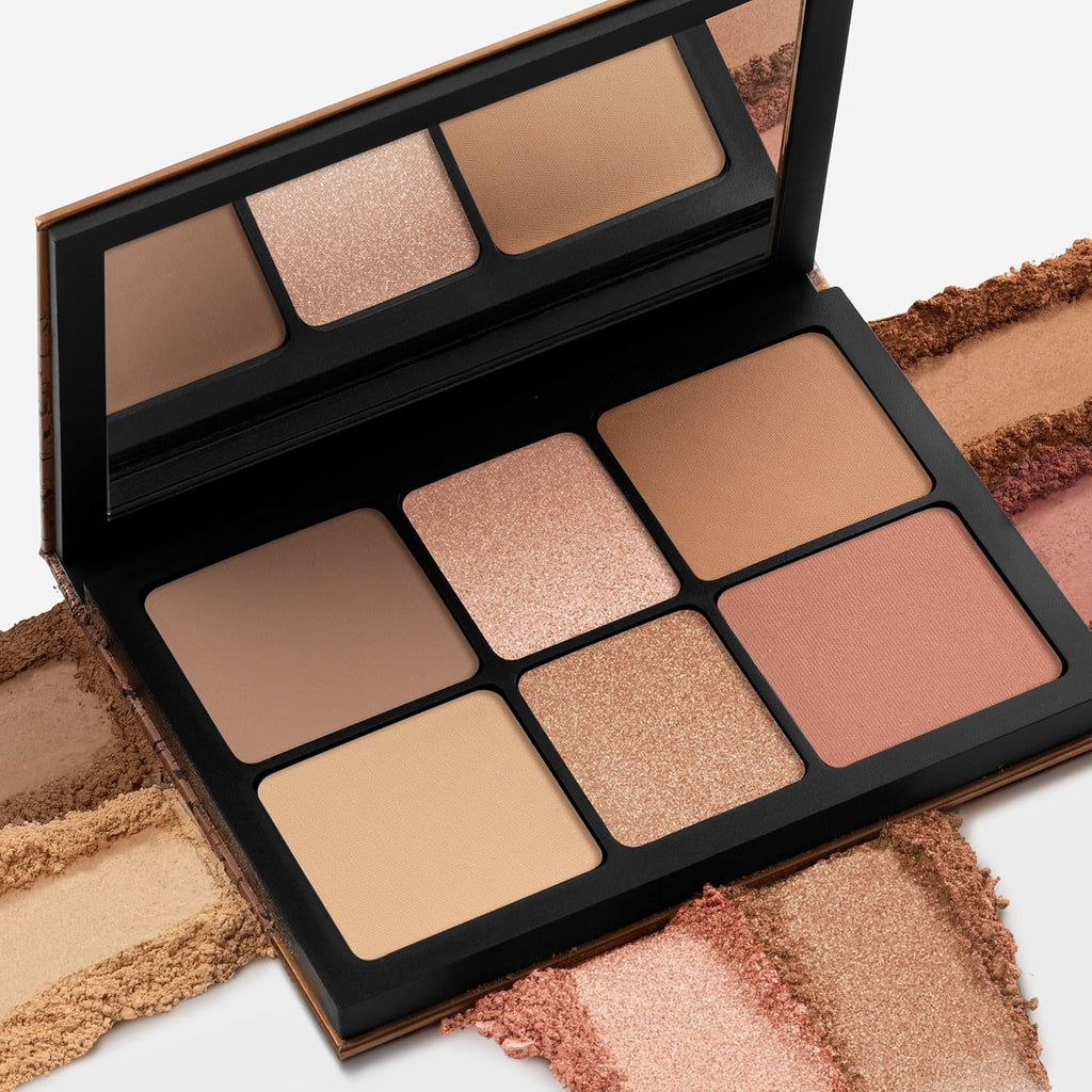 Smashbox The Cali Contour Palette | Six-Shade Contour Kit with Highlighter, Bronzer and Blush to add Dimension + Glow