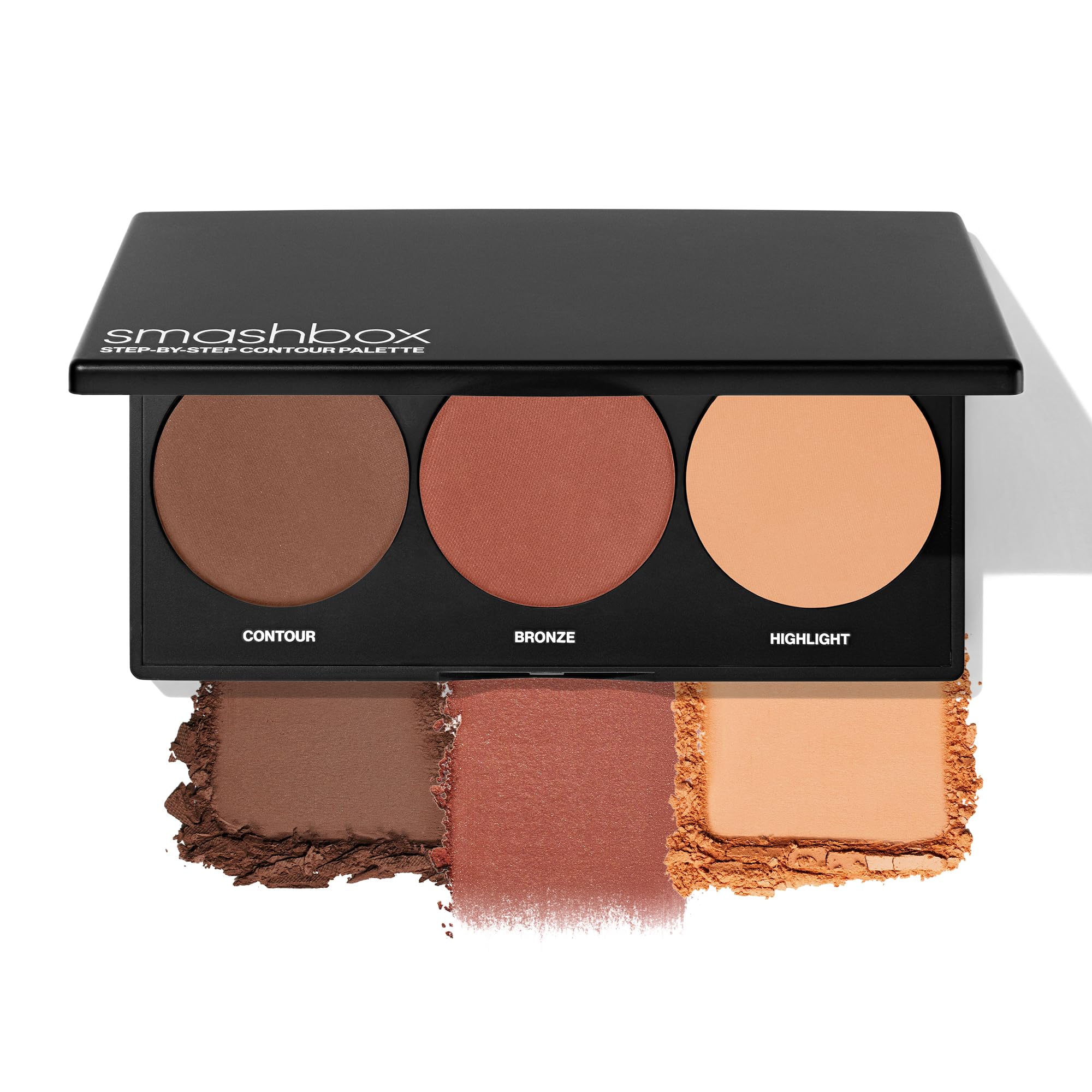 Smashbox Step-By-Step Contour Palette | Sculpt + Glow All-In-One Contour Kit with Blendable + Buildable Formulas