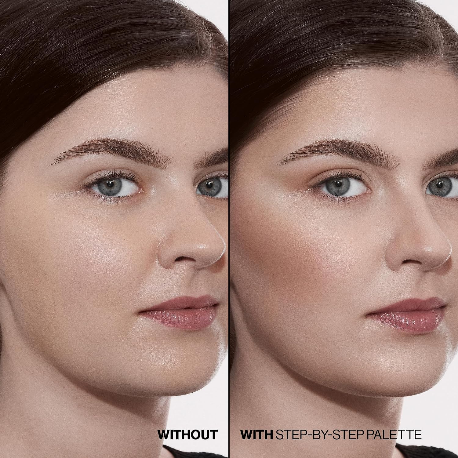 Smashbox Step-By-Step Contour Palette | Sculpt + Glow All-In-One Contour Kit with Blendable + Buildable Formulas